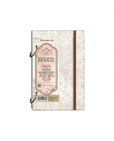 CUADERNO JOURNAL STAMPERIA Create Happiness con anillas 15,2X29,9cm 1