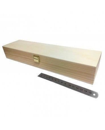 Madera CAJA PINCELES 25x4.8x7.6cm 1