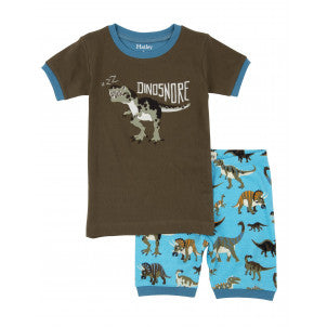 Pijama corto niño wild dinos hatley 5 años 1