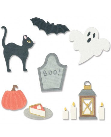 TROQUEL SIZZIX Thinlits Die Set Halloween Motifs 14pcs 2