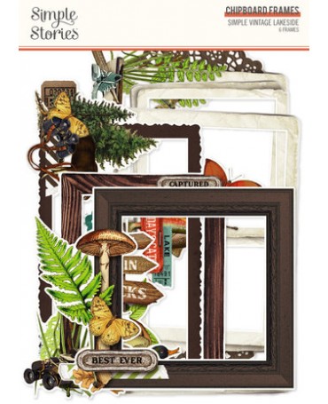 Chipboard SIMPLE STORIES Marcos vintage 1