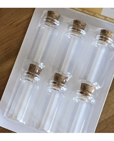 FRASCOS CRISTAL ARTEMIO TAPÓN CAUCHO 6ud 1