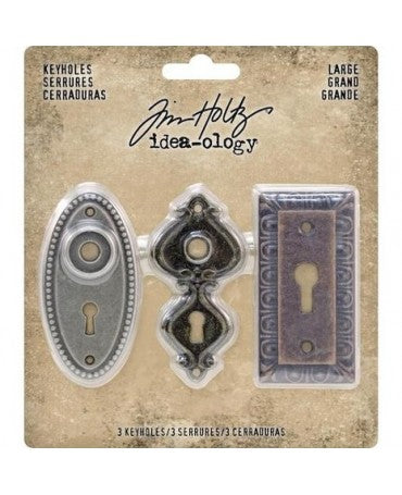 Tim Holtz Large Keyholes (3pcs) 1