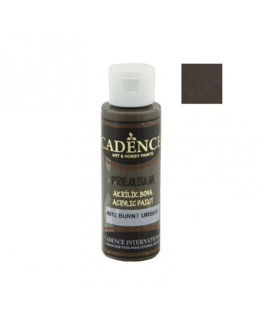 Pintura acrílica BURNT UMBER Cadence 70ml 1