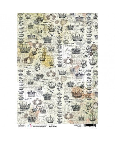 Papel Arroz CIAO BELLA A4 Crowns London's Calling 1