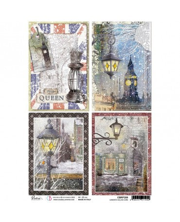 Papel Arroz CIAO BELLA A4 Crads London's Calling 1