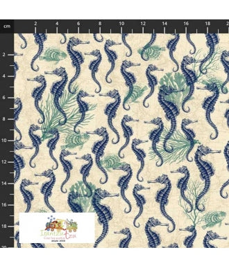 Tela Stof Fabrics My Seven Seas Fish & Underwater 4501-589 1