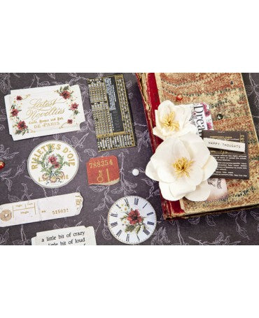 Chipboard PRIMA Magnolia Rouge 2