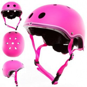 Casco rosa junior globber 1
