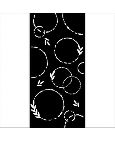 STENCIL Stamperia 12x25cm WELCOME HOME GUIRNALDAS 1