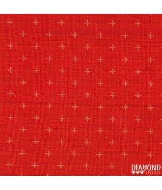 Tela Japonesa Tramada Diamond Manchester Naranja 1