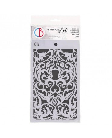 Stencil CIAO BELLA Reign of Grace Secret coffer 12,5x20cm 1