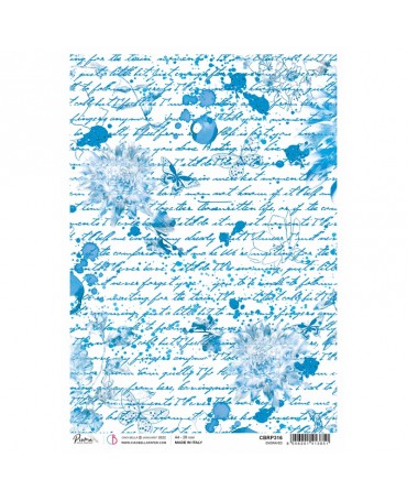 Papel Arroz CIAO BELLA A4 Indigo Engraved 1