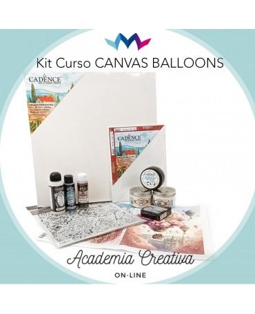 KIT Canvas Balloons DE SILVIA ACADEMIA CREATIVA+ VIDEO TUTORIAL ACADEMIA CREATIVA MONTEJO 1
