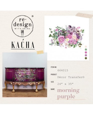 Transfer Rub On PRIMA Morning Purple 24x35 pulgadas 2