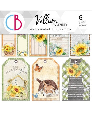 PAPEL VELLUM CIAO BELLA Farmhouse Garden 1