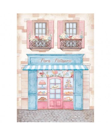 Papel arroz Stamperia A4 OH LA LA PATISSERIE 1