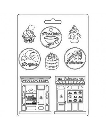 Molde Stamperia A5 OH LA LA PATISSERIE 1