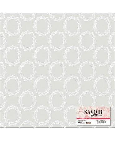Acetato 30X30 ALBERTO JUAREZ "SAVOIR FAIRE" Color blanco Marcos 1