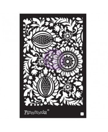 Stencil FINNABAIR 21x15 Plantilla de flores 1
