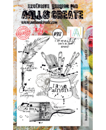 Sello Silicona ALL AND CREATE Artist Kit A6 1