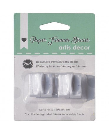 RECAMBIOS CUCHILLAS de Repuesto 2 ud Artis Decor 1