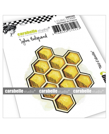 SELLO CARABELLE Cling Stamp Small Une Abeille 3.5 x 2.5 pulgadas 1