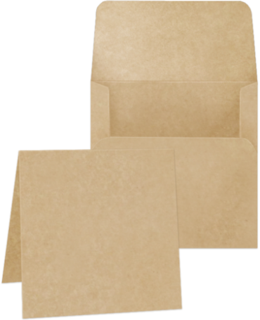 Tarjetas Cuadradas con Sobres Kraft Graphic 45 5 1/4x5 1/4 Pulgadas 1