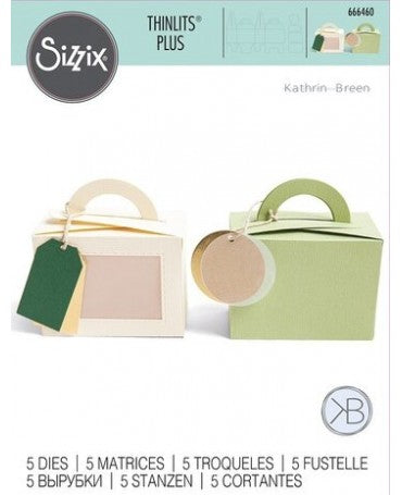 TROQUEL SIZZIX thinlits Plus Caja todo en uno de Kath Breen (5 piezas) 1
