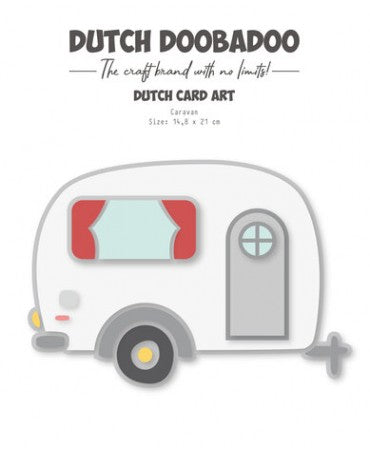 Stencil Dutch Doobadoo A5 Caravana 1