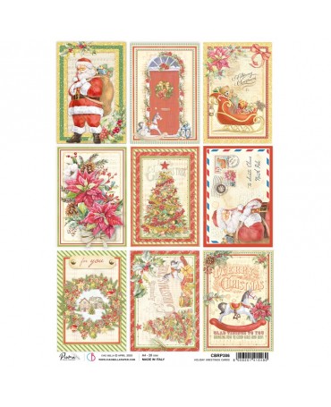 Papel Arroz CIAO BELLA A4 Holiday greetings cards 1