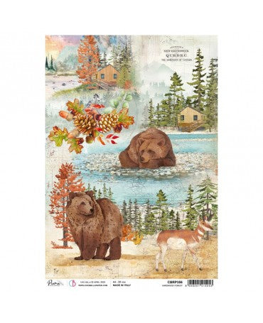 Papel Arroz CIAO BELLA A4 Harwood forest 1