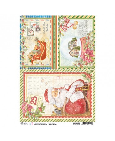 Papel Arroz CIAO BELLA A4 Holiday cheer 1