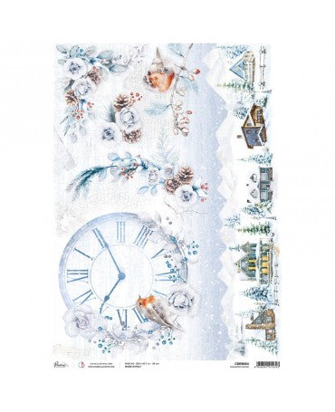 Papel Arroz CIAO BELLA A3 Enchanted winter 1