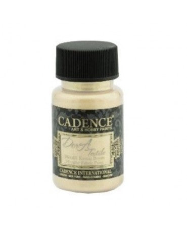 Pintura Metalica Textil Cadence Platino 1