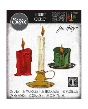 TROQUEL SIZZIX THINLITS DIE SET Candleshop Colorize 1