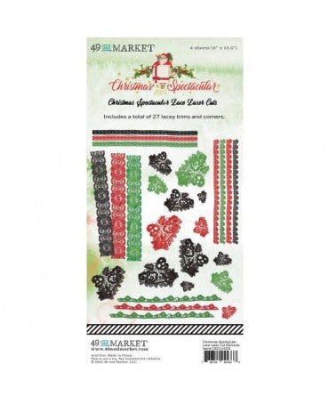 DIE CUTS 49 MARKET LASER Christmas Spectacular 2023 Lace 1
