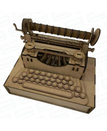 Madera Máquina de Escribir 1