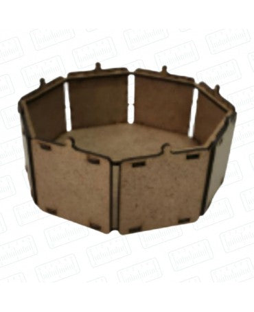 Madera Caja Pongotodo octogonal 1