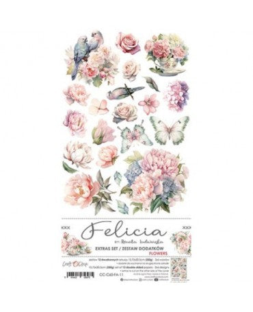RECORTABLES CRAFT O´CLOCK Felicia Flowers 1