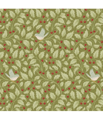 Tela Tilda Merry Little Christmas 100631 Holly Moss 1