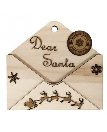 Madera Silueta DM carta a Santa 1