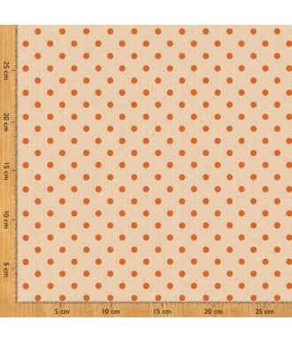 Tela Tilda Creating Memories Polkadot Ginger 160078 1