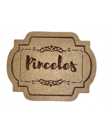 MADERA SELLO BAJO RELIEVE 10-12CM PINCELES 1