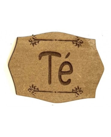 MADERA SELLO BAJO RELIEVE 10-12CM TÉ 1