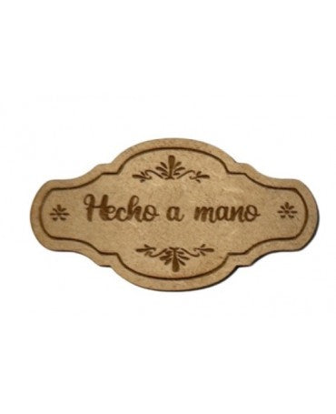 MADERA SELLO BAJO RELIEVE 10-12CM HECHO A MANO 1