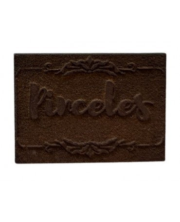 MADERA SELLO ALTO RELIEVE 6-8CM PINCELES 1