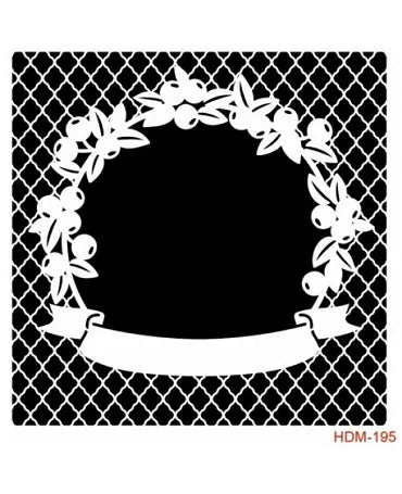 Stencil CADENCE 25X25 cm Navideña 1