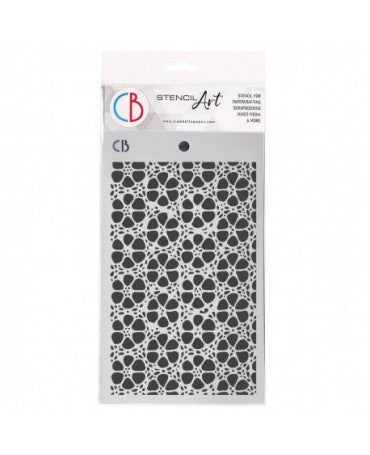 Stencil CIAO BELLA Vintage Filigree Pattern 12,5x20cm 1