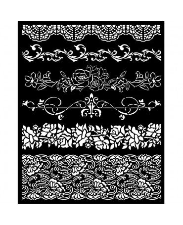 STENCIL STAMPERIA 20x25 ROMANCE FOREVER BORDERS 1